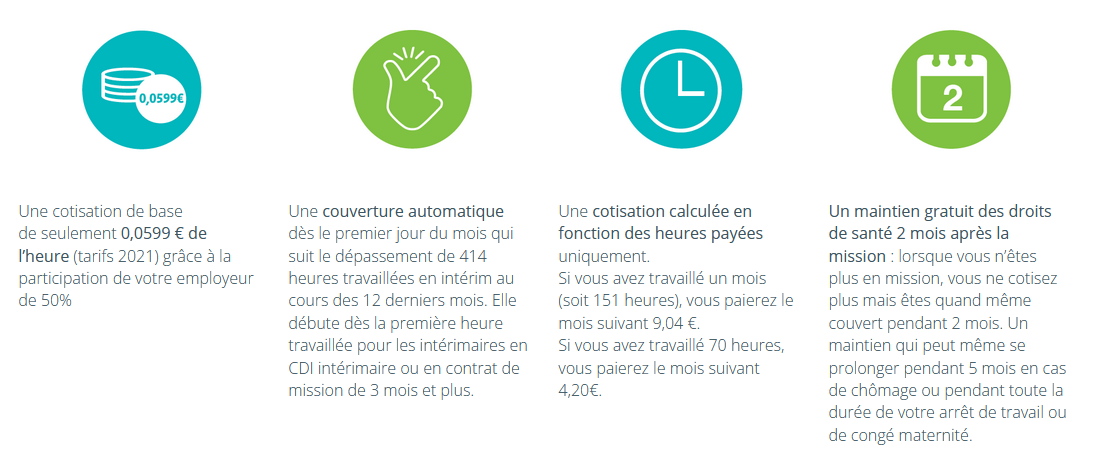 Intérimaires santé avantages