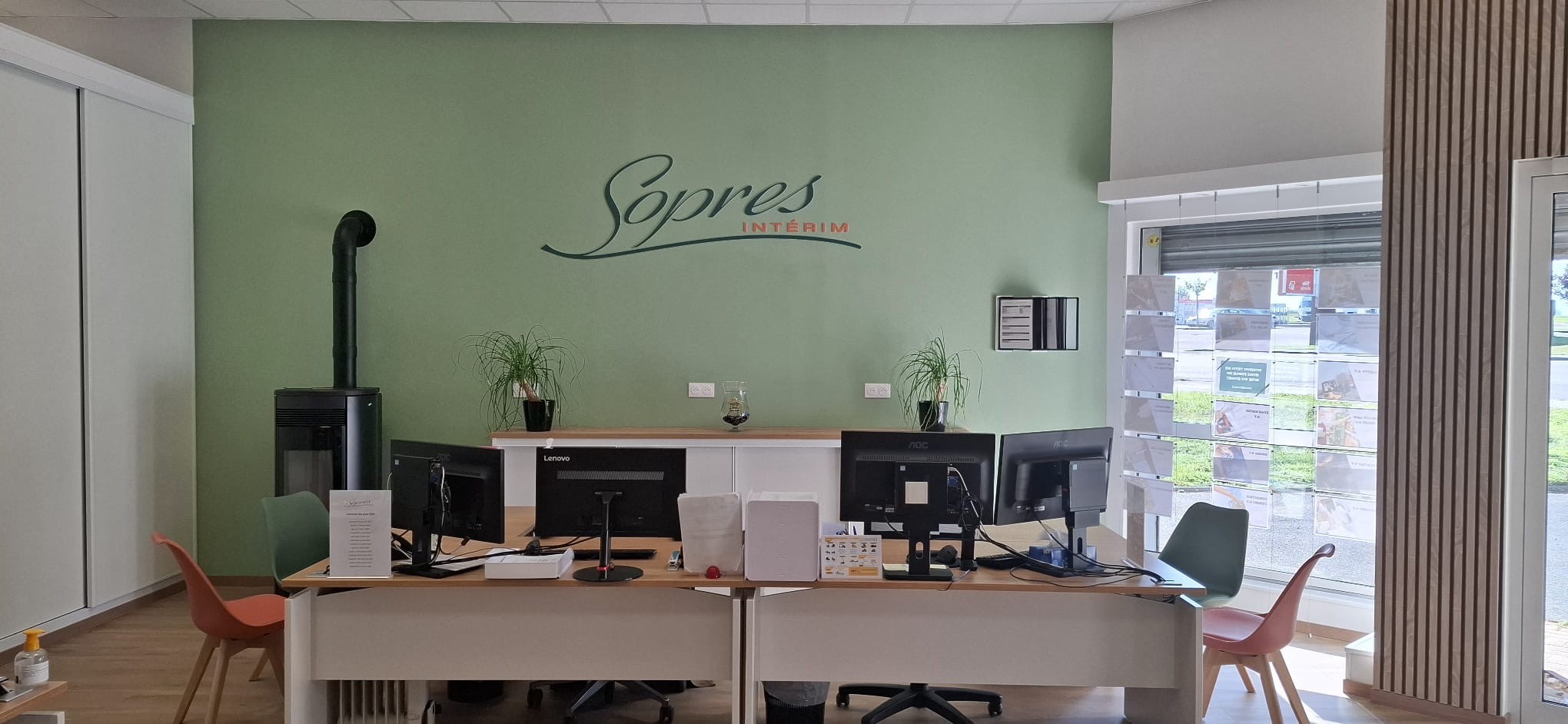 Les bureaux de Sopres Intérim
